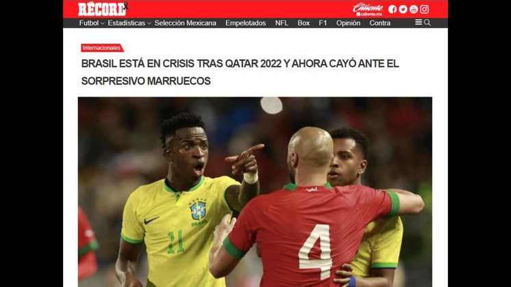 Por fim, o 'Récord', do México, foi enfático ao classificar o momento atual da Seleção Brasileira, após a Copa do Mundo, como uma crise. 