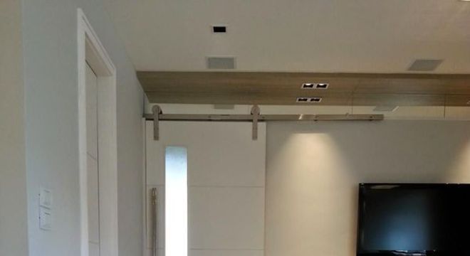 porcelanato branco - sala de estar com porcelanato branco 