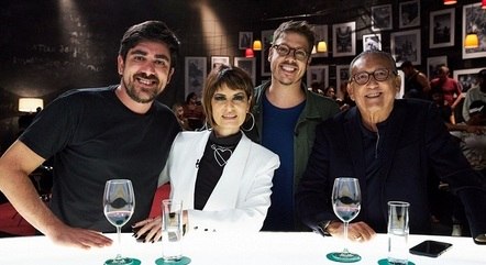 Adnet, Fernanda Abreu e Galvão no programa do Porchat