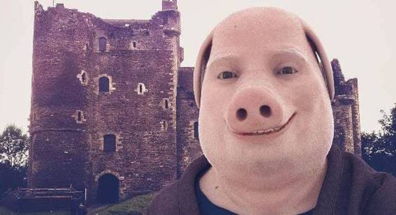 John Pork tem mais de 300 mil seguidores nas redes sociais
