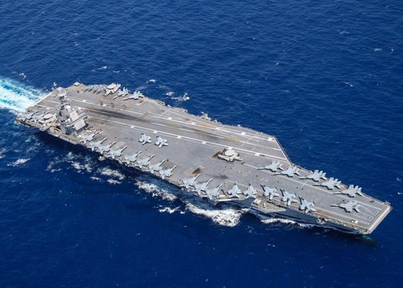De acordo com a Marinha dos EUA, embora a embarcação pareça semelhante ao porta-aviões antecessor da classe Nimitz, o CVN 78 inclui uma nova usina nuclear, com capacidade de gerar quase três vezes a quantidade de energia elétrica, equipamentos de detenção avançados e um sistema eletromagnético de lançamento de aeronaves