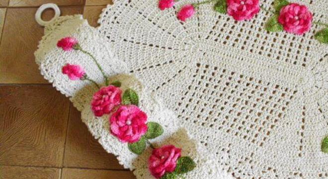 porta papel higiênico de crochê