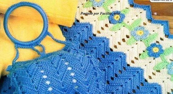 porta papel higiênico de crochê