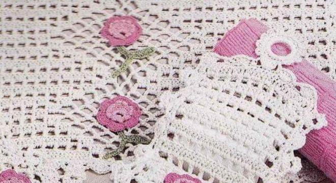 porta papel higiênico de crochê