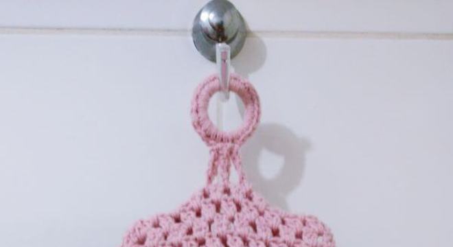porta papel higiênico de crochê simples