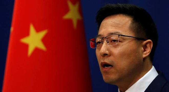 Porta-voz do Ministério das Relações Exteriores da China, Zhao Lijian criticou lei dos EUA