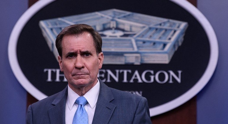Segundo John Kirby, russos teriam todo o aparato de guerra já próximo à fronteira
