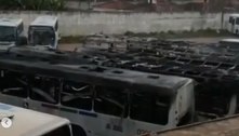 Incêndio destrói seis ônibus urbanos em empresa de João Pessoa
