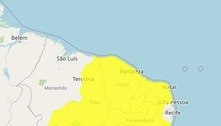 Paraíba tem 189 cidades incluídas em alerta de perigo potencial por chuvas intensas