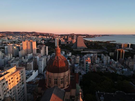 porto alegre, rio grande do sul, rio gauíba, rio, cidade, sul, igreja, catedral,