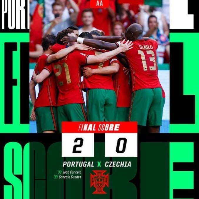 A capa do Twitter da seleção de Portugal
