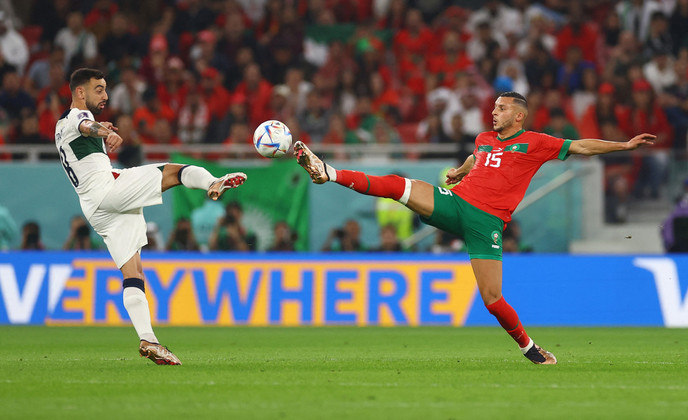 Portugal melhor no jogo, mas Marrocos também ataca