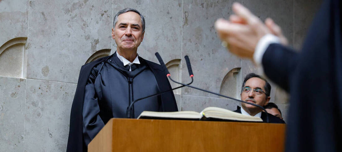 Barroso diz que Supremo Tribunal Federal 'não pode ser medido por pesquisas de opinião' (Fellipe Sampaio/SCO/STF - 28.09.23)