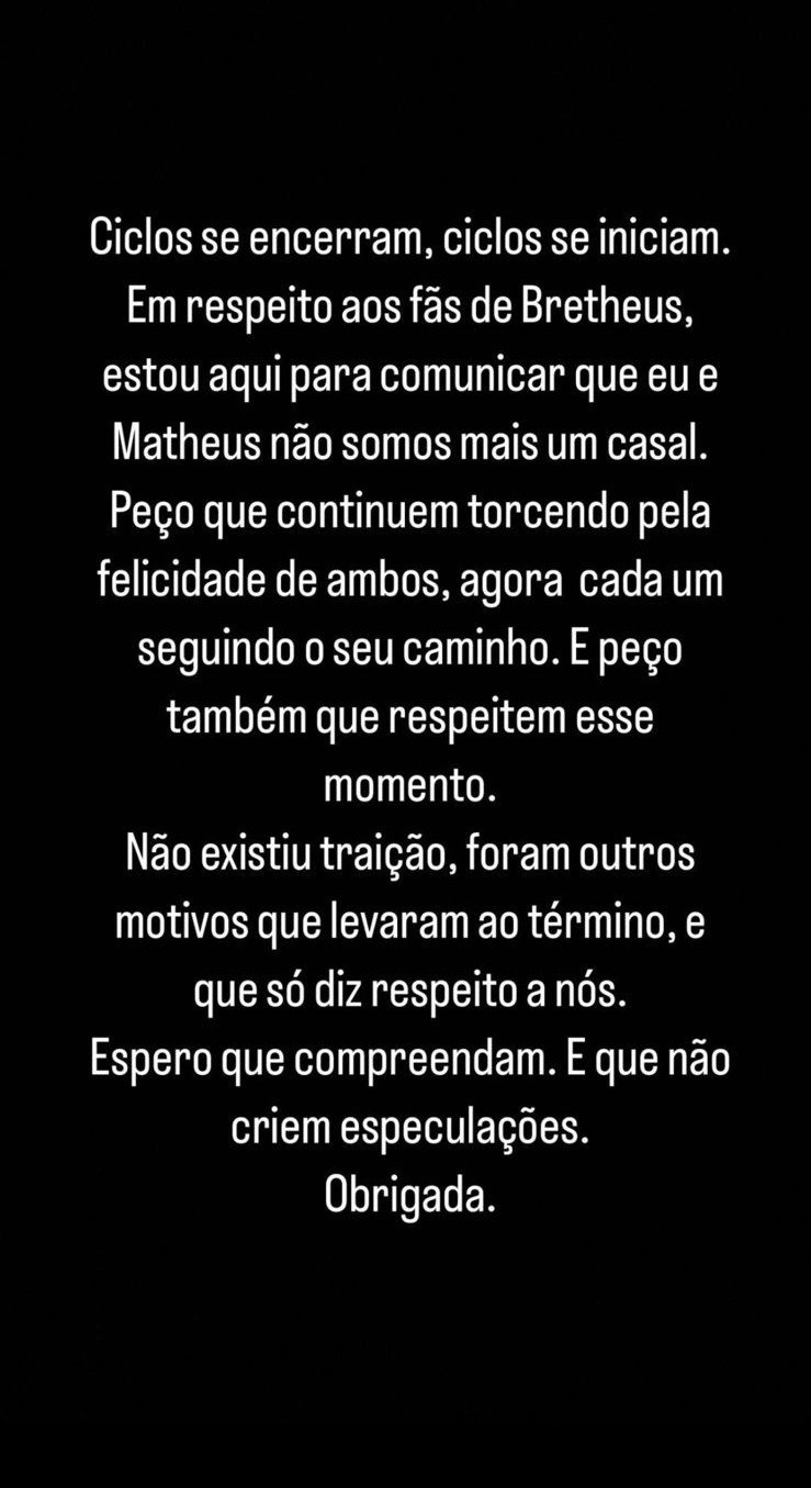 Post de Brenda Paixão