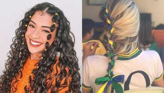 Veja 3 penteados fáceis para curtir o jogo do Brasil na Copa (3 penteados fáceis para curtir o jogo do Brasil na Copa)