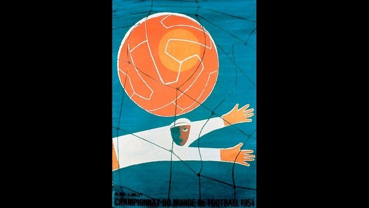 Pôster da Copa do Mundo de 1954 (Suíça)