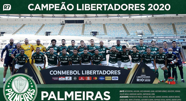 Confira os campeões da Libertadores pelo Palmeiras