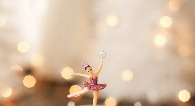 potinhos de doces decorados para festa da bailarina 