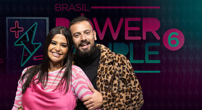 Gabi e Cartolouco vão comemorar um ano juntos na estreia do Power Couple