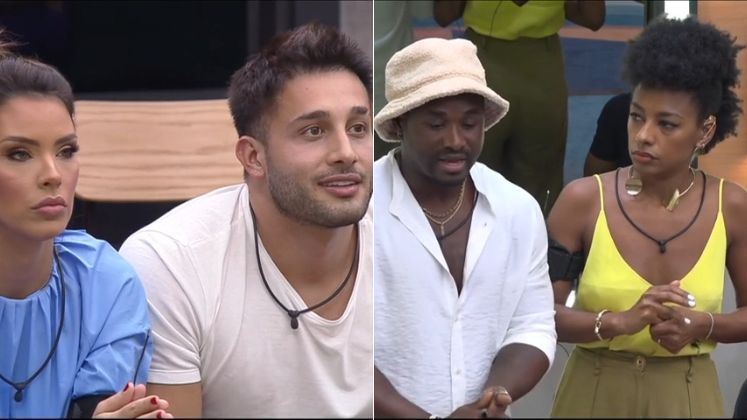 O dia de votação no reality foi emocionante. Adryana e Albert foram os mais votados pelos rivais. No entanto, o uso do Poder do Casal Power causou uma reviravolta. Michele e Bruno estavam em um dos banquinhos por serem o menor saldo da semana. No entanto, Ivy e Nandinho podiam efetuar uma troca na formação e assim o fizeram. Eles tiraram o casal Passa da DR. Na sequência, o oceanógrafo e a influenciadora digital definiram Cartolouco e Gabi para a berlinda