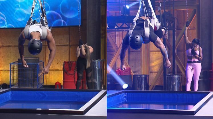 Eliza e Karol seguiram firmes na prova! A esposa de Mussunzinho revelou que a saída de Brenda deu um gás final. Eliza e Hadballa, mesmo exaustos, não quiseram demonstrar o cansaço aos seus adversários. Quando o relógio marcou quatro horas de prova, Galisteu encerrou a disputa