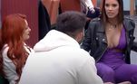 Com a volta da DR, foi também o momento de ter conversas importantes. Após a confusão do café da manhã, Luana e Ivy se afastaram de Brenda, com quem ela mantinha uma amizade próxima. Brenda e Matheus sentaram para conversar com a mineira e Nandinho e resolveram suas questões. Luana também se acertou com a ruiva