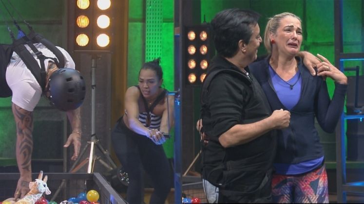 E Nahim e Andreia emocionaram o público por mostrarem garra e determinação na competição. Após algumas derrotas, o cantor e a empresária não contiveram as lágrimas por completar a Prova das Mulheres. Na dinâmica, cada uma precisava pescar bichinhos de pelúcia de dentro de uma piscina de bolinhas usando o marido como garra. Se ela fizesse tudo em até seis minutos, a prova estaria cumprida. A empresária até chorou de alegria ao finalizar o desafio