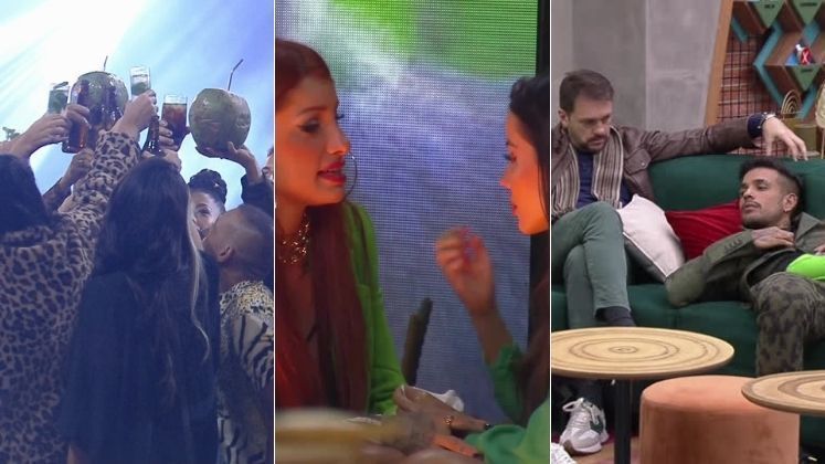 A última festa do primeiro mês de reality show também foi marcante. A ordem era não ficar parado e os jogadores aproveitaram o momento. No entanto, a noite não foi só de farra. Brenda e Luana conversaram sobre o voto na formação da DR, mas a modelo entregou que não daria para ter uma 