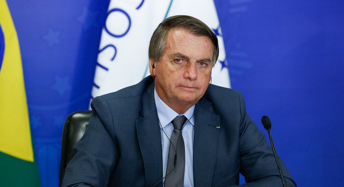 O presidente Jair Bolsonaro, que voltou a falar de fraude eleitoral sem prova