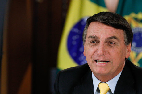 Na imagem, o presidente Jair Bolsonaro
