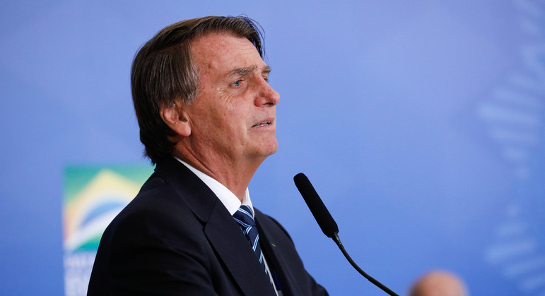 O presidente Jair Bolsonaro (PL)