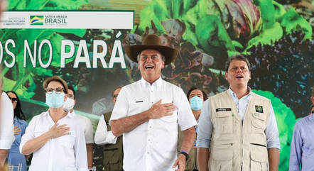 Bolsonaro em cerimônia de entrega de Títulos de Propriedade Rural em Marabá (PA)