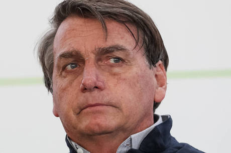 Na imagem, o presidente Jair Bolsonaro