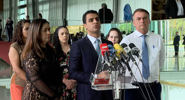 Senadora Eudócia, prefeito João Henrique Caldas e presidente Jair Bolsonaro