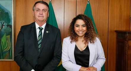 Prefeita de Bauru, Suéllen Rosim esteve em Bauru e se encontrou com Bolsonaro