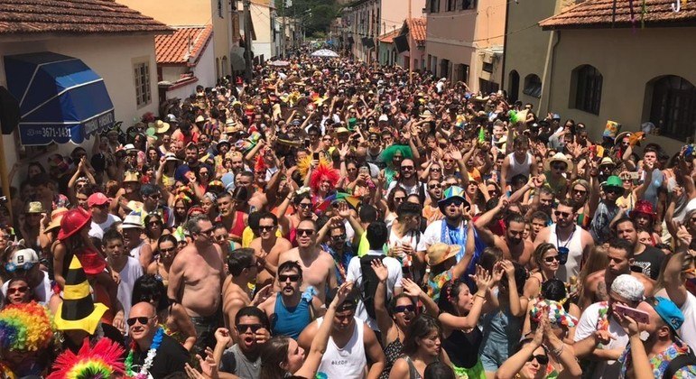 Imagem do Carnaval em São Luiz do Paraitinga no ano passado