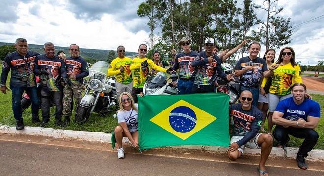Motociclistas viajaram também durante a campanha de Bolsonaro