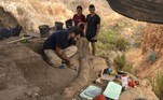 De acordo com a Autoridade de Antiguidades de Israel (IAA, na sigla em inglês), o item foi descoberto nos arredores do kibutz Revadim, perto de Ascalon, e pesa cerca de 150 kg