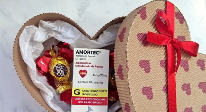 Presente criativo para o dia dos namorados