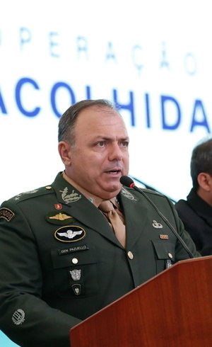 Ministro interino da Saúde, Eduardo Pazuello