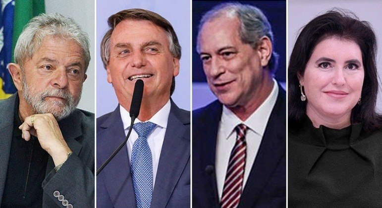 Alguns dos presidenciáveis para as eleições de outubro