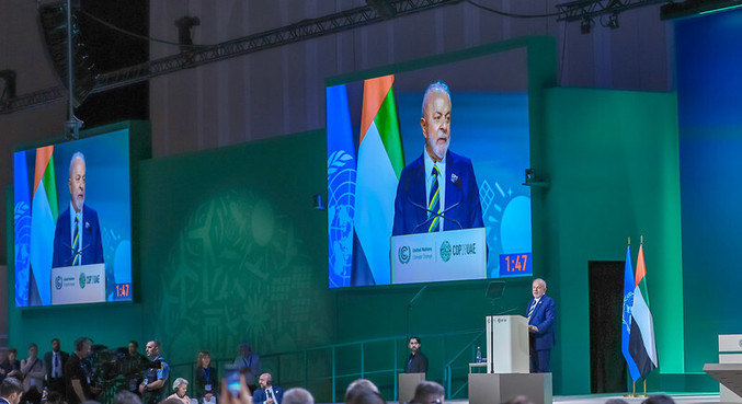 Lula discursou na abertura da COP28, em Dubai, nos Emirados Árabes Unidos
