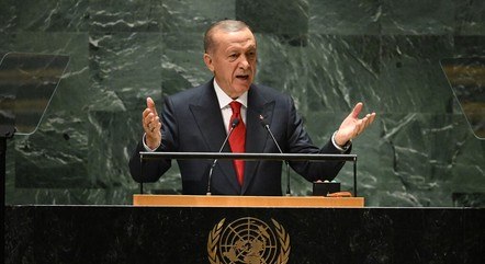 Erdogan discursou na sede da ONU, em Nova York