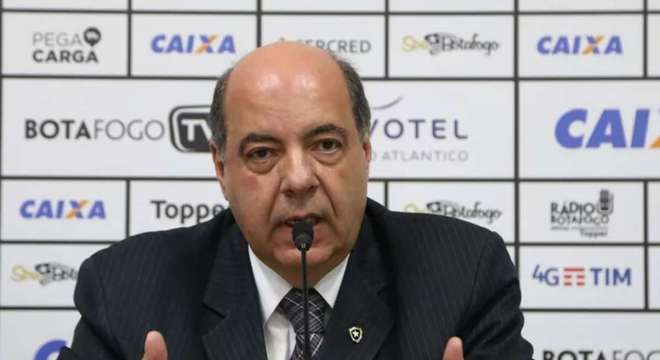 Presidente do Botafogo, Nelson Mufarrej, também não quer volta dos  jogos