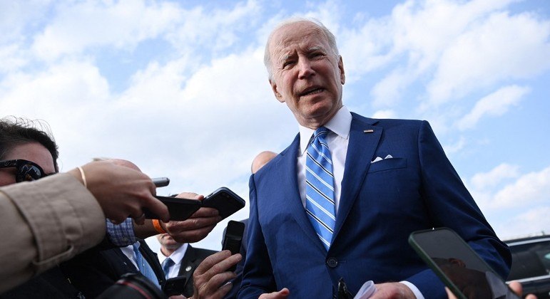 Presidente Joe Biden tem fornecido grande parte do armamento usado pela Ucrânia na guerra