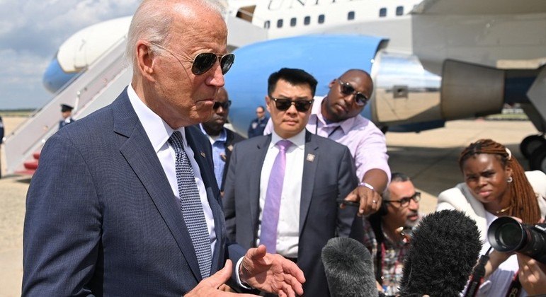 O atual presidente dos EUA, Joe Biden