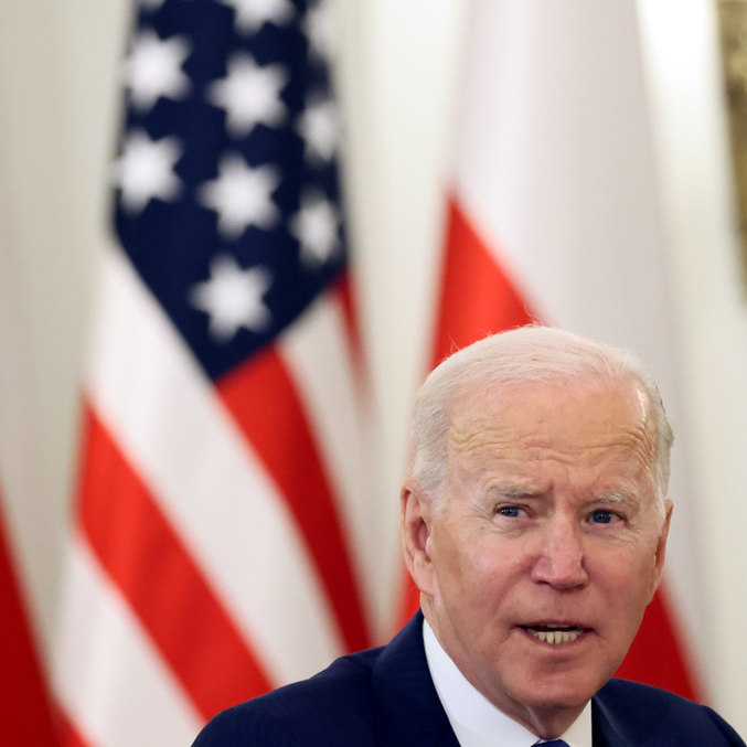 Presidente Joe Biden fala a refugiados ucranianos na Polônia