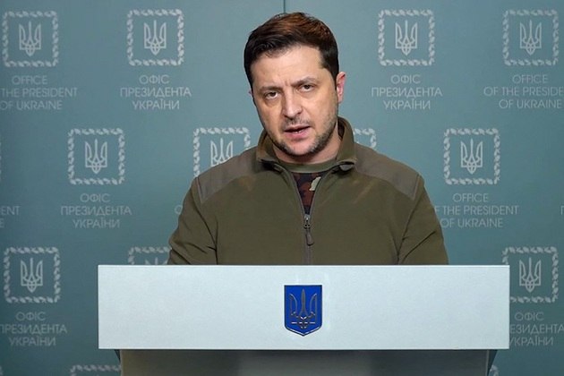 Presidente ucraniano Volodimir Zelenski