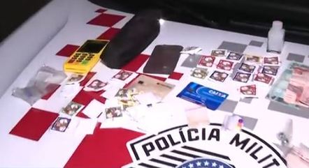 Objetos apreendidos com falso entregador