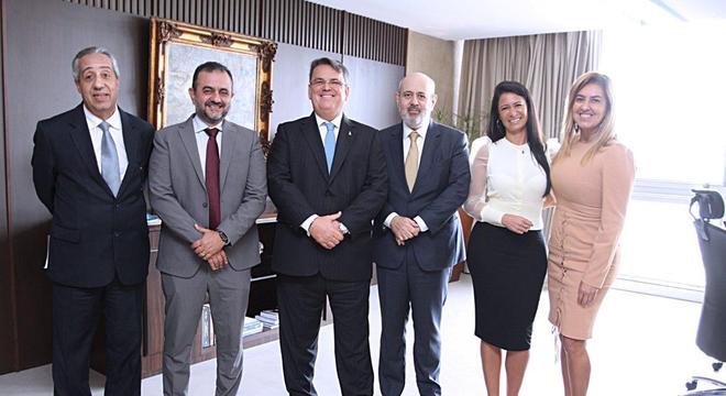 Presidente da Record TV visita Tribunal de Justiça no Rio de Janeiro